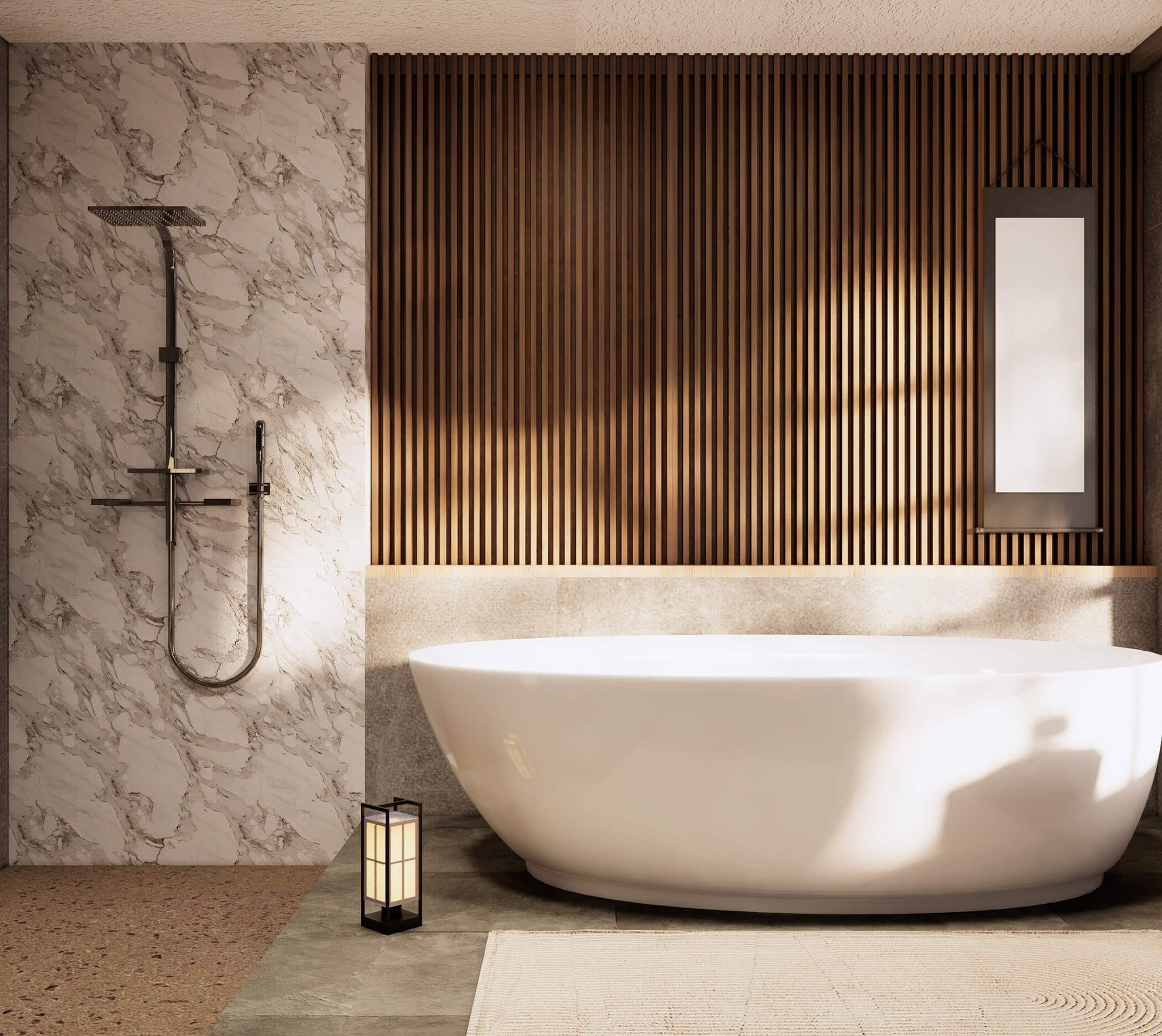 Sanitär - Detail Badewanne & Dusche - Untergassmair GmbH Olang